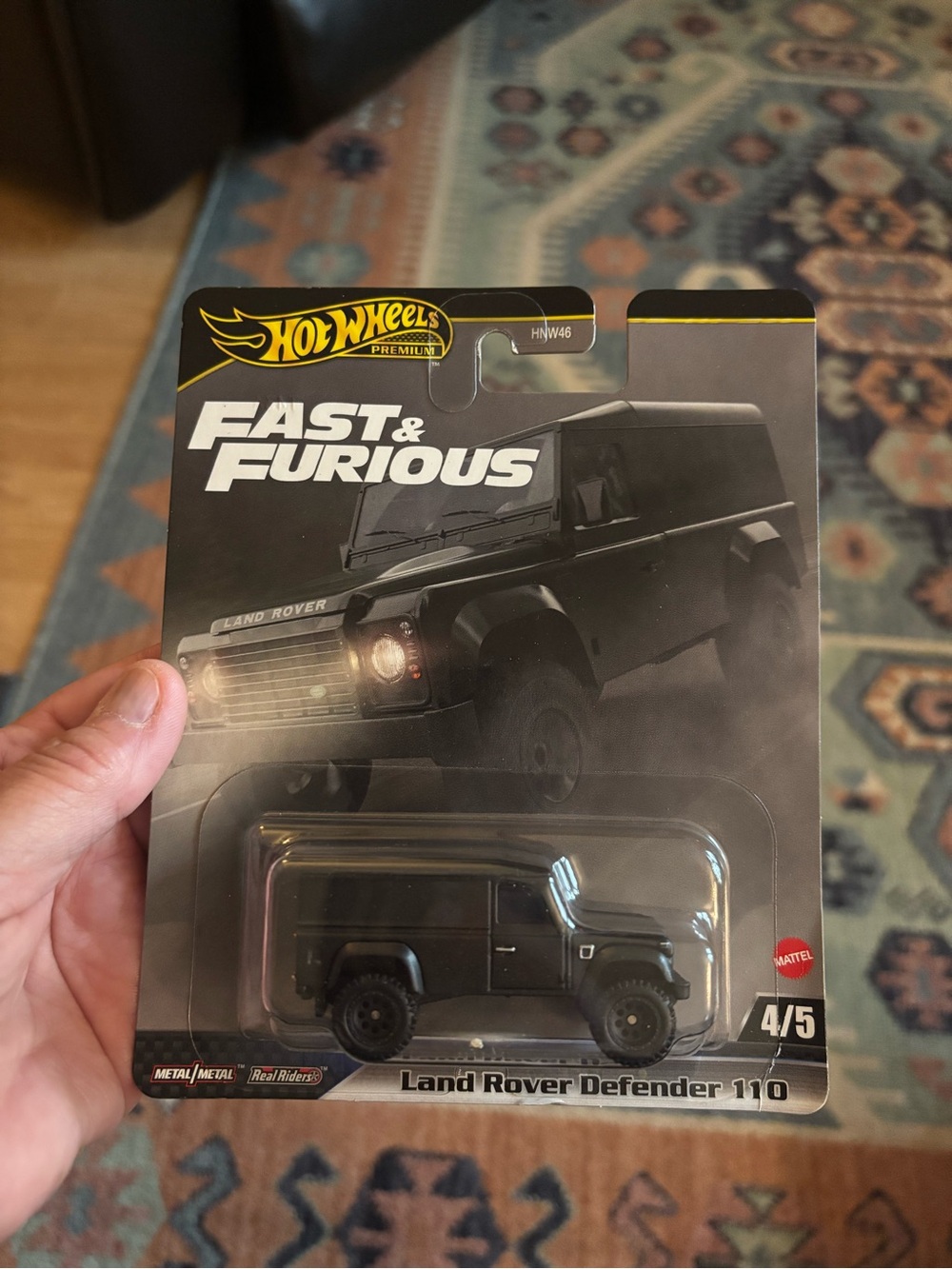 Hot Wheels Fast & Furious Land Rover Defender 110 Toy Car - Black 2024